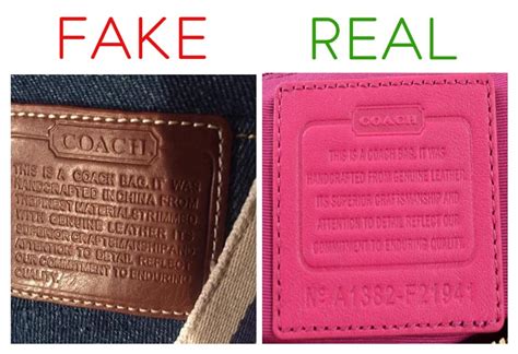 real coach bags vs fake|check serial number coach bag.